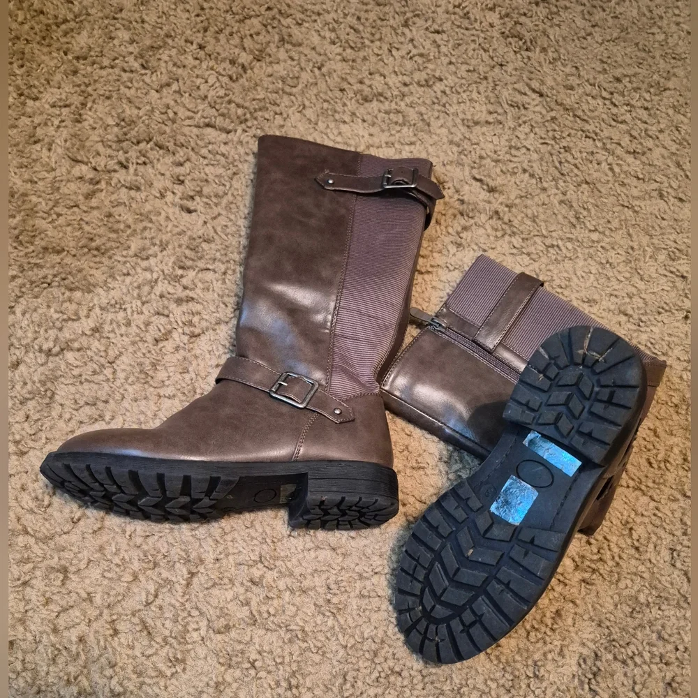 SOBEYO Girls Riding Boots Knee High